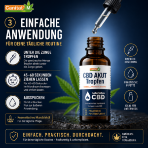 CBD AKUT TROPFEN von Canitat M