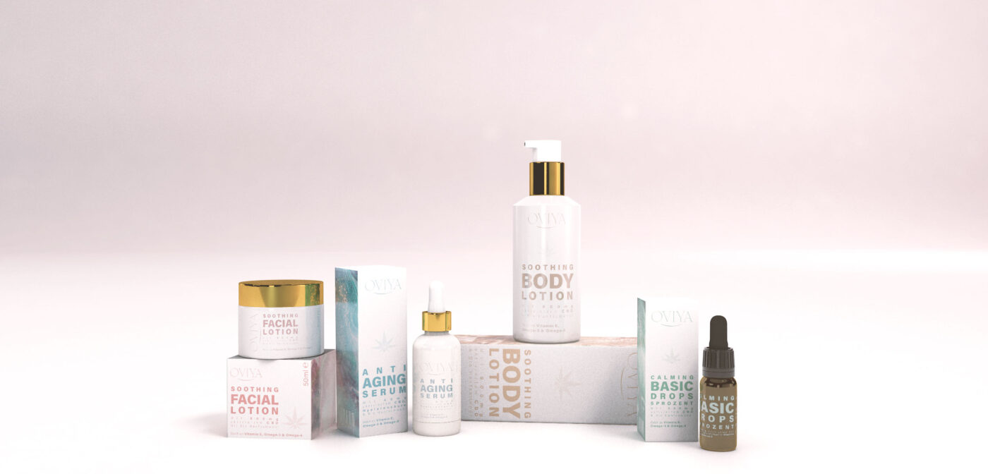 Oviya Cosmetics CBD Kosmetikprodukte