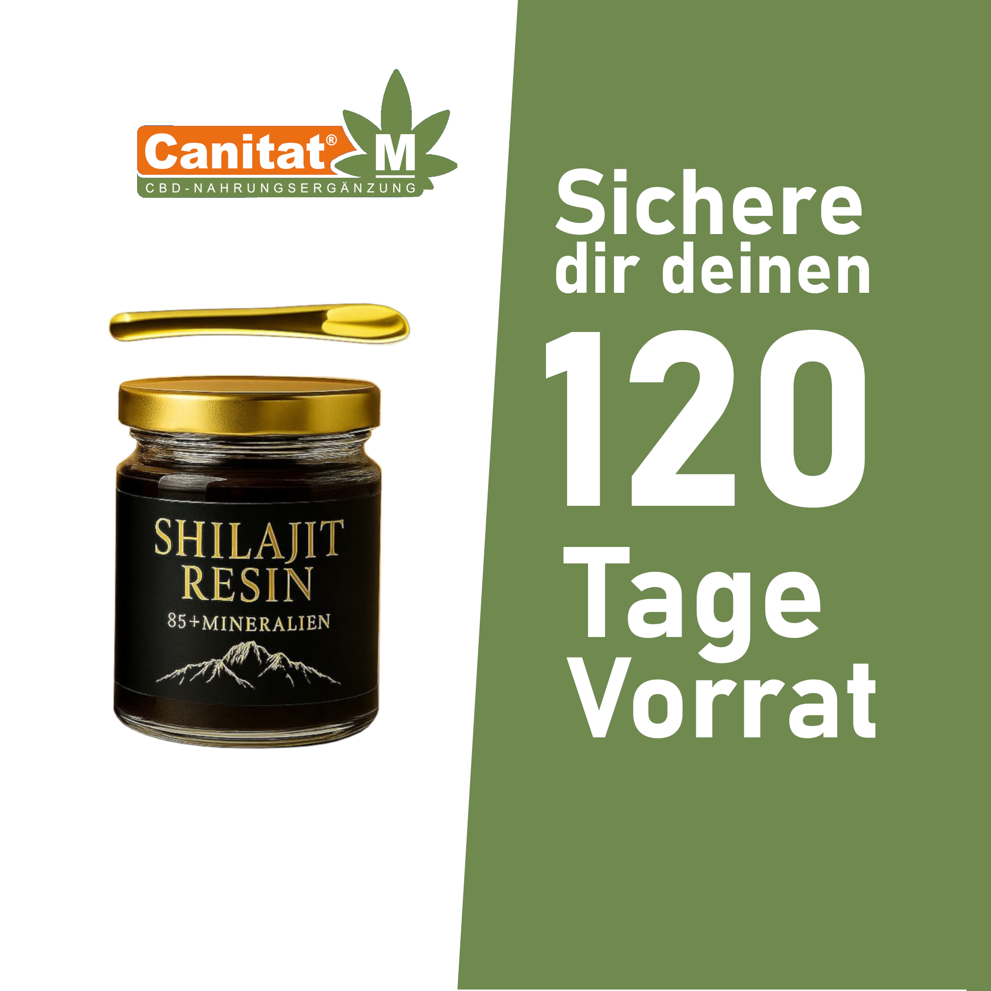 Canitat M Mumijo Shilajit Resin 60g - Shilajit Harz aus dem Himalaya - Fluvinsäure, Huminsäure & 85+ Mineralien – Bild 8