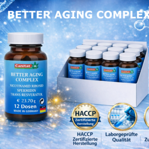 Better Aging Complex | Nicotinamid Ribosid, Trans-Resveratol, Spermidin