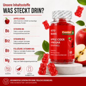 Apfelessig-Gummies - ACV Gummies Canitat M