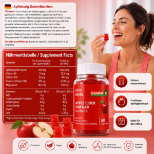 Apfelessig-Gummies - ACV Gummies Canitat M