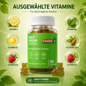 Daily Vegan Gummies von Canitat M 60 Stück