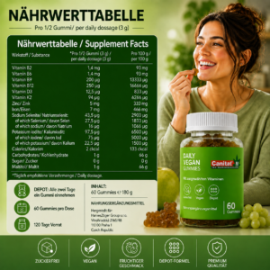Daily Vegan Gummies von Canitat M 60 Stück
