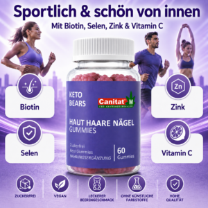 Haut Haare Nägel Gummies von Canitat _M