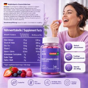 Haut Haare Nägel Gummies von Canitat _M
