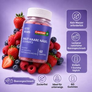 Haut Haare Nägel Gummies von Canitat _M