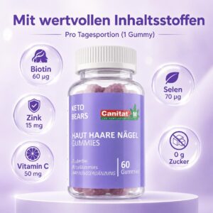 Haut Haare Nägel Gummies von Canitat _M