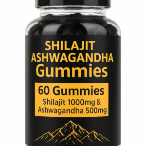 SHILAJIT + ASHWAGANDHA GUMMIES | 1000mg Shilajit + 500mg Ashwagandha Tagesdosis