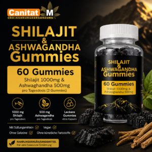 SHILAJIT + ASHWAGANDHA GUMMIES | 1000mg Shilajit + 500mg Ashwagandha